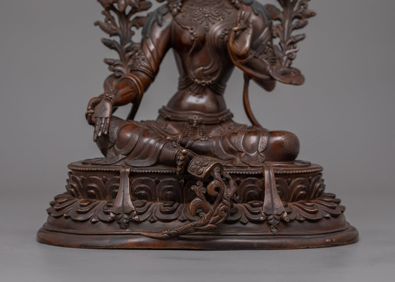 Goddess Shyamatara Handmade Figurine | Himalayan Buddhist Art