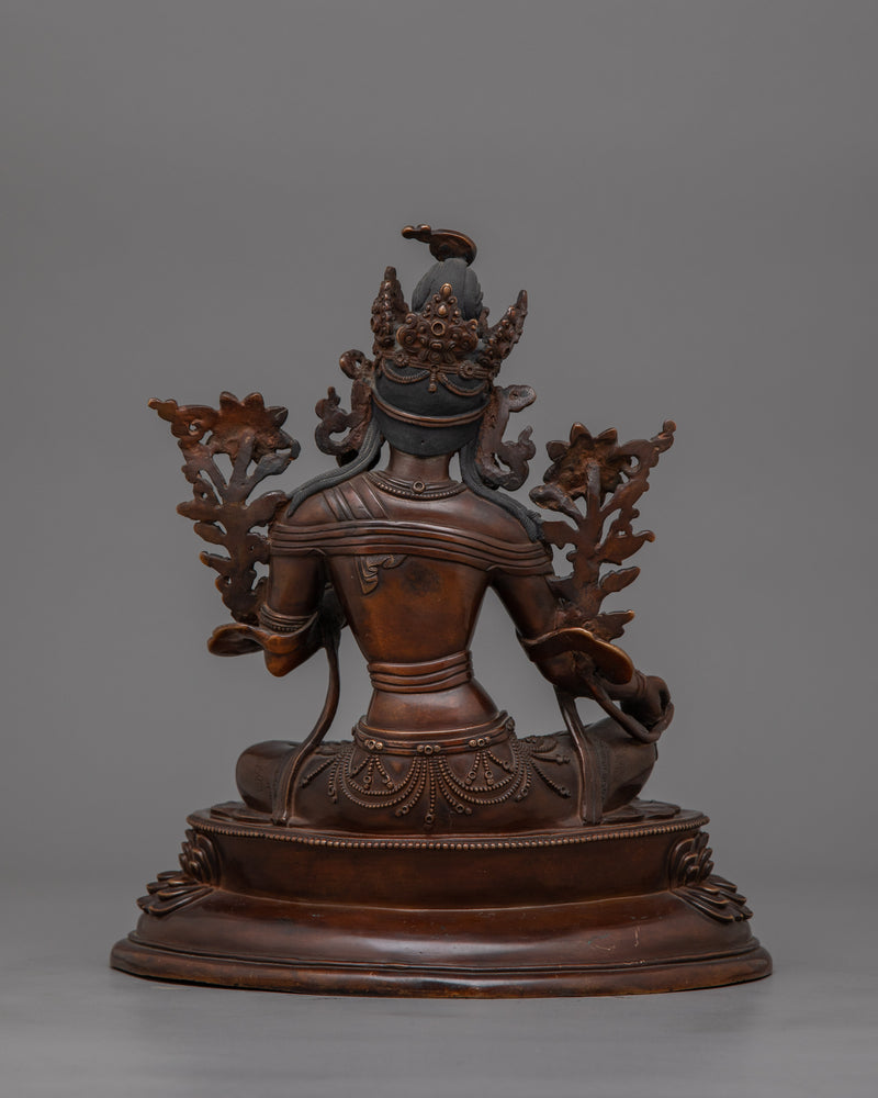 Goddess Shyamatara Handmade Figurine | Himalayan Buddhist Art