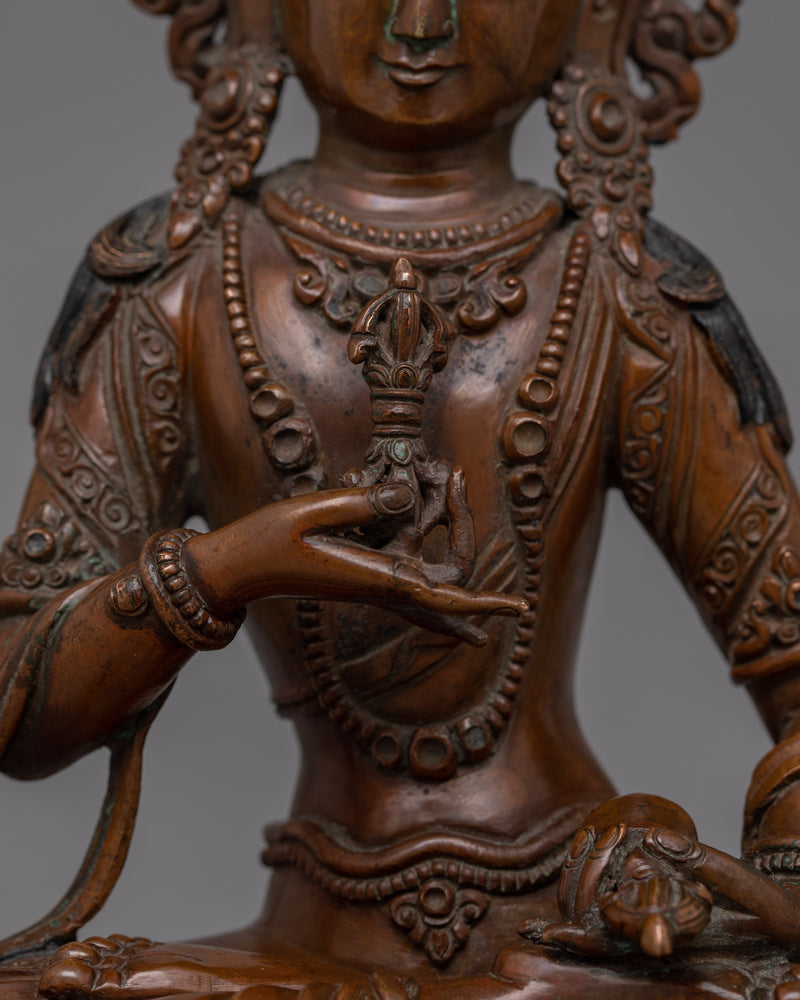 Tibetan Dorje Sempa Deity Sculpture | Buddhist Deity of Purification