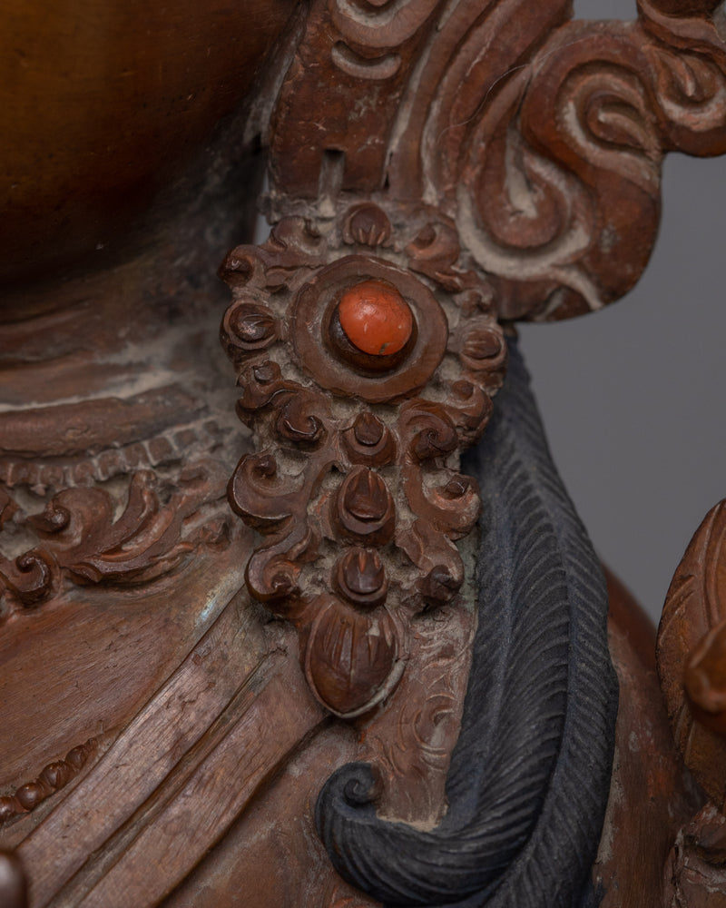 Goddess Red Tara Oxidized Sculpture | A Symbol of Compassion