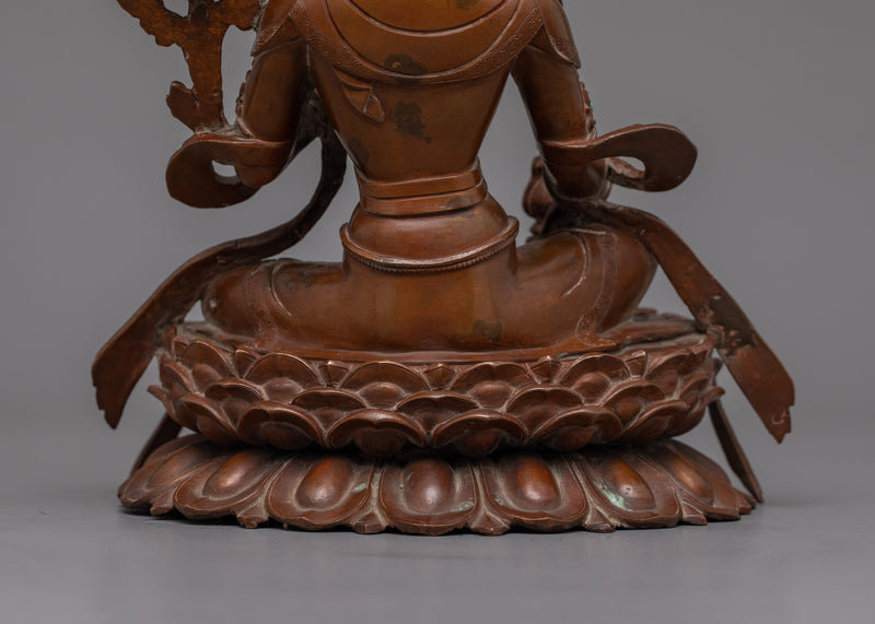 Goddess Red Tara Oxidized Sculpture | A Symbol of Compassion