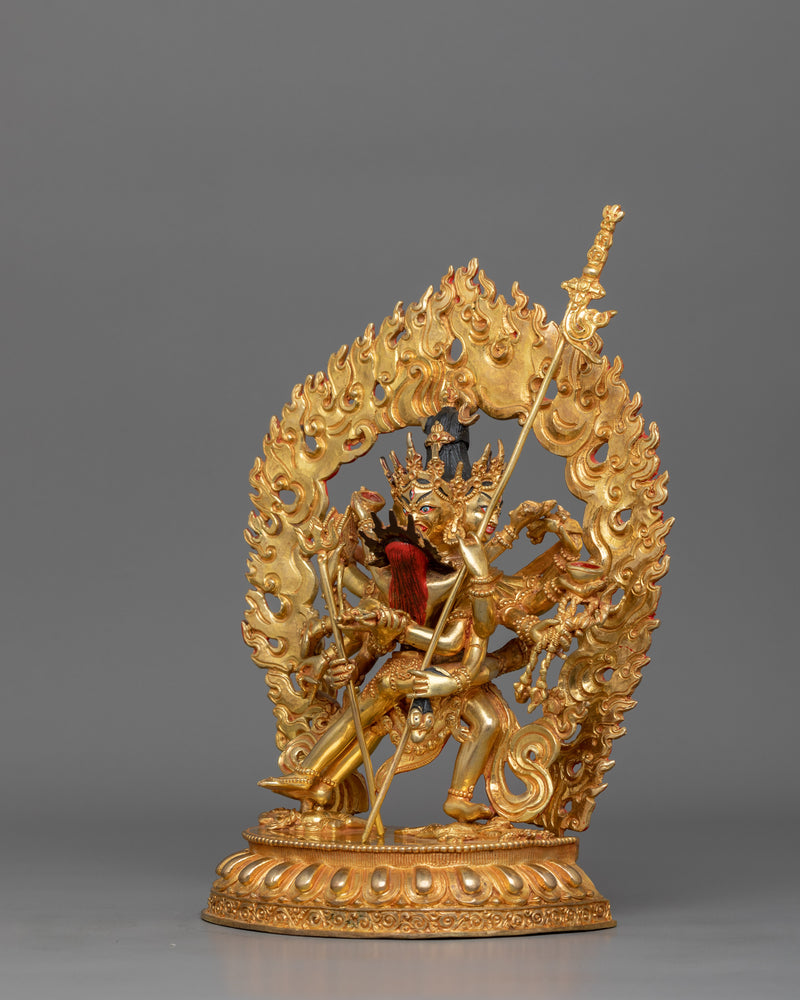 Tibetan Tantric Buddhism Chakrasamvara Sculpture | Symbol of Divine Union