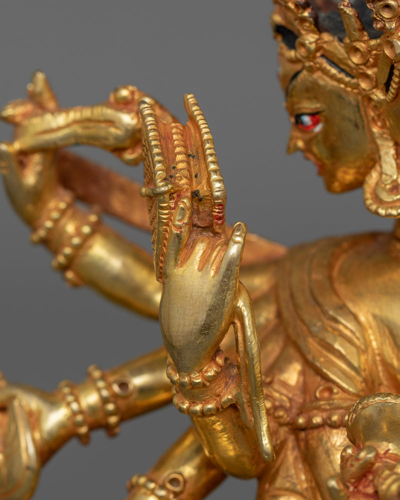 Tibetan Tantric Buddhism Chakrasamvara Sculpture | Symbol of Divine Union