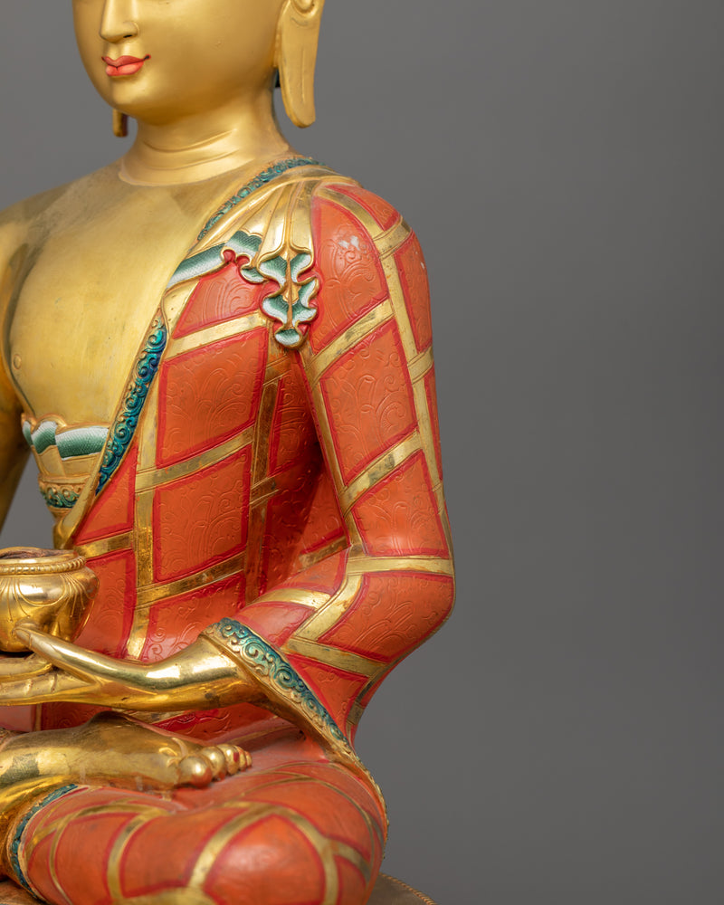 Handmade Buddha of Infinite Light Amitabha Statue | Spiritual and Peaceful Home Decor