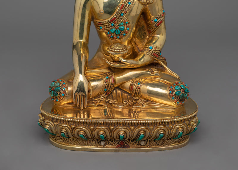 Sacred Historical Shakyamuni Buddha Statue | Buddha Sculpture with Peaceful Aura