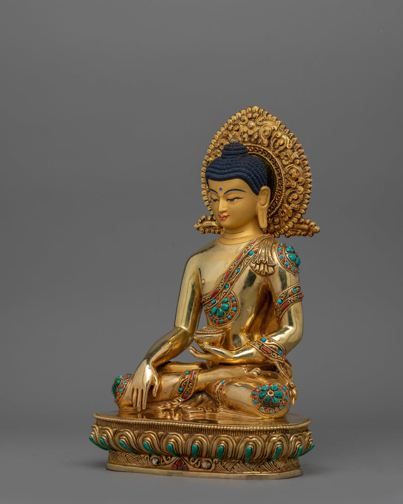 Sacred Historical Shakyamuni Buddha Statue | Buddha Sculpture with Peaceful Aura