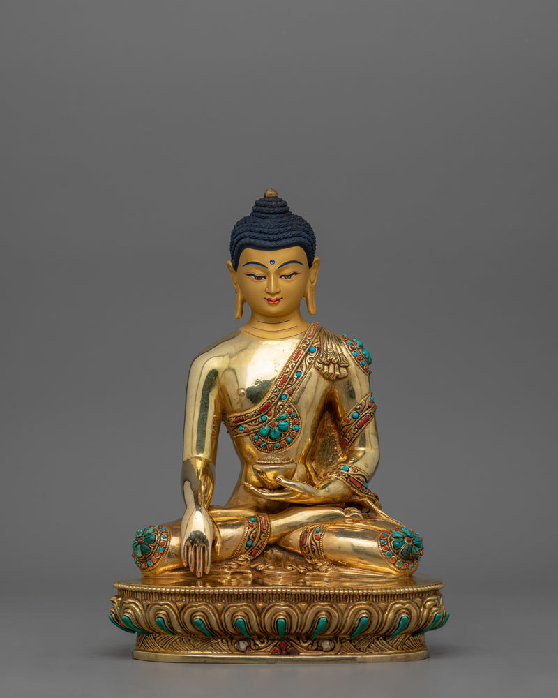 Sacred Historical Shakyamuni Buddha Statue | Buddha Sculpture with Peaceful Aura