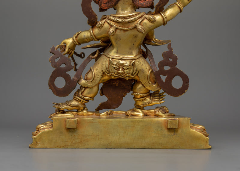 Four Armed Vajrapani Statue | The Guardian of Dharma