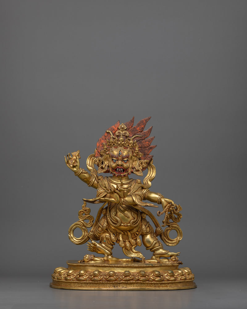 Four Armed Vajrapani Statue | The Guardian of Dharma