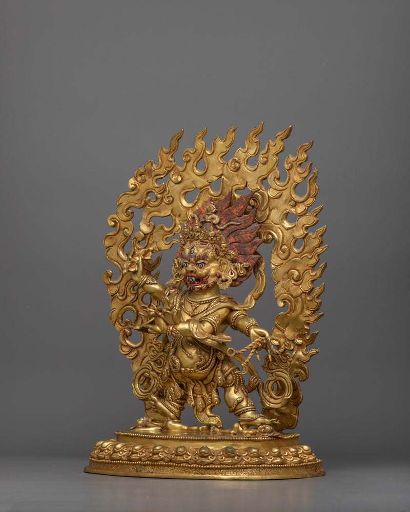 Four Armed Vajrapani Statue | The Guardian of Dharma