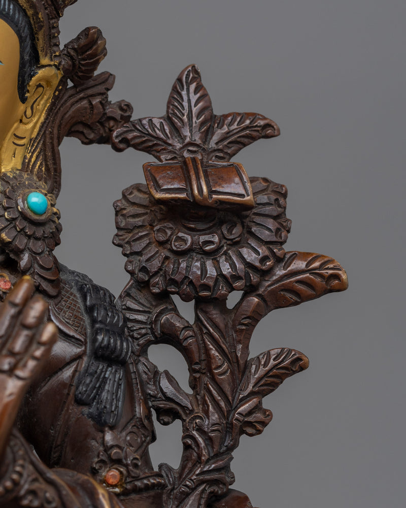 Wisdom Deity Manjughosa Statue | Enlightened Protector of Knowledge