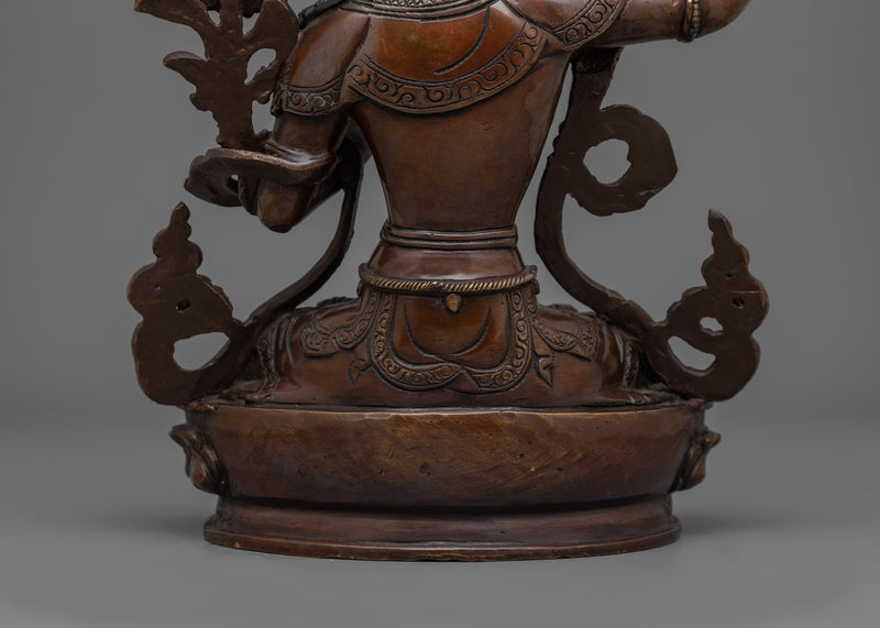 Wisdom Deity Manjughosa Statue | Enlightened Protector of Knowledge