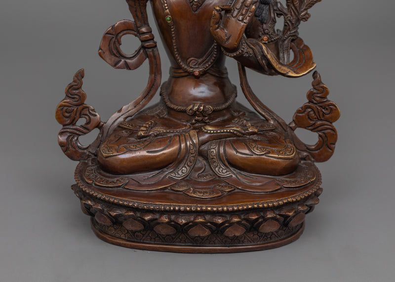 Wisdom Deity Manjughosa Statue | Enlightened Protector of Knowledge