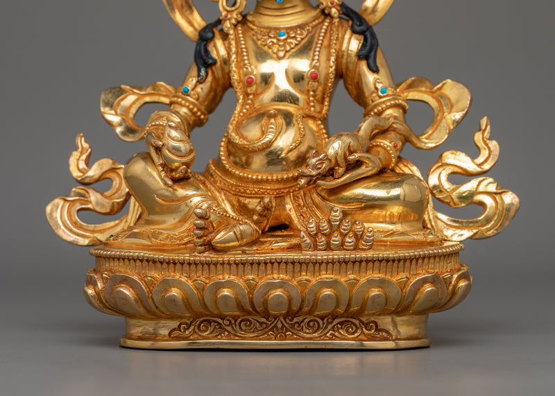 Himalayan Deity Dzambhala Statue |  A Blessing for Wealth and Good Fortune