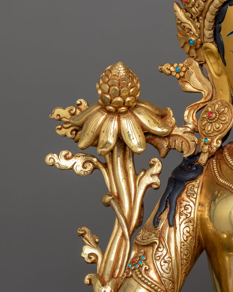 Syamatara Buddhist Goddess Statue | A Symbol of Wisdom