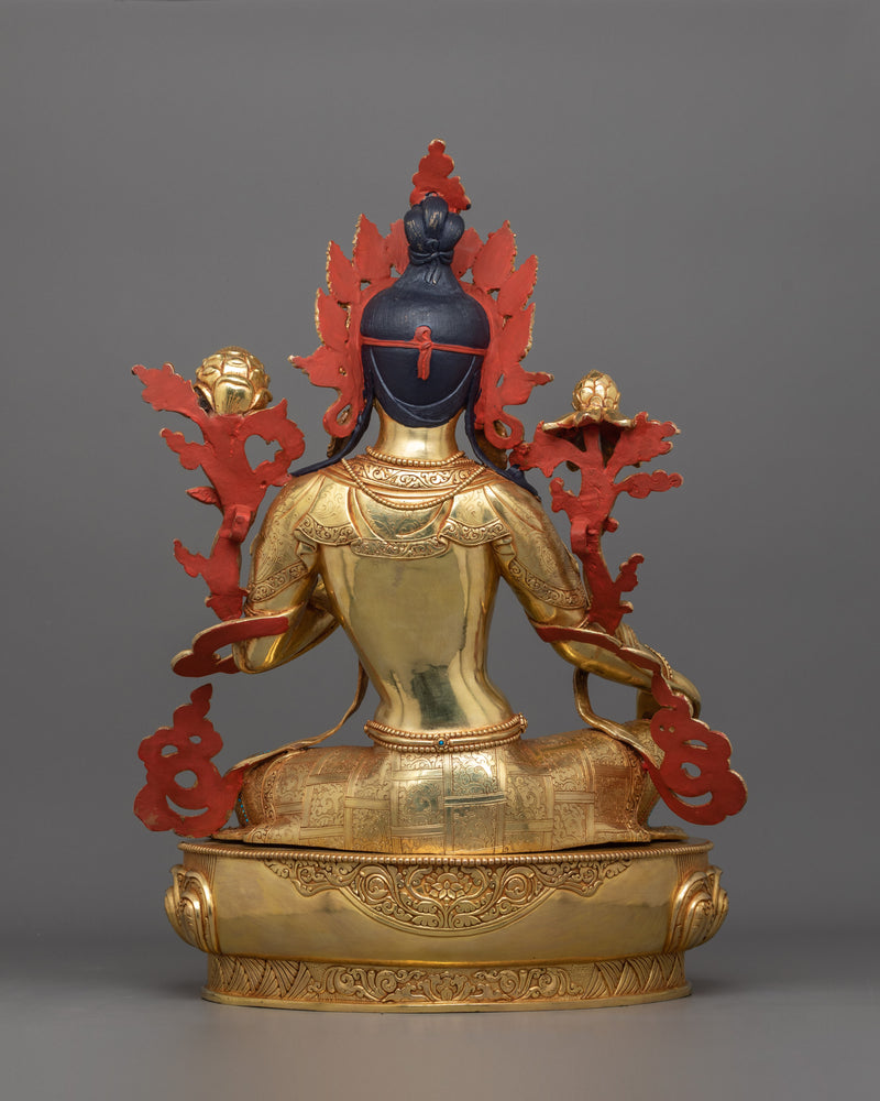 Syamatara Buddhist Goddess Statue | A Symbol of Wisdom