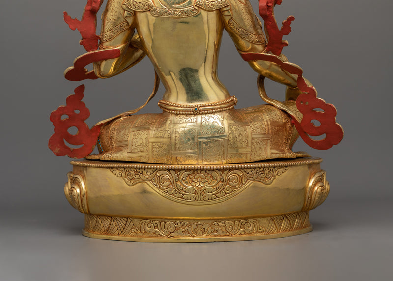 Syamatara Buddhist Goddess Statue | A Symbol of Wisdom