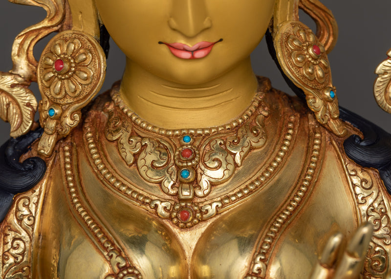 Syamatara Buddhist Goddess Statue | A Symbol of Wisdom