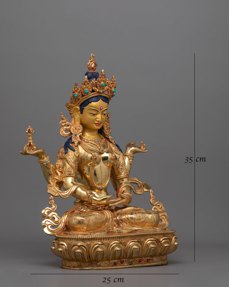 Goddess of Wisdom Prajnaparamita Statue