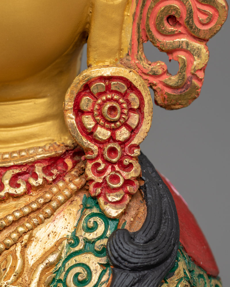 Tibetan Statue of Bodhisattva Deity Chenrezig | The Bodhisattva of Compassion