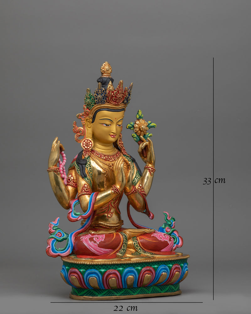 statue-of-bodhisattva-deity-chenrezig