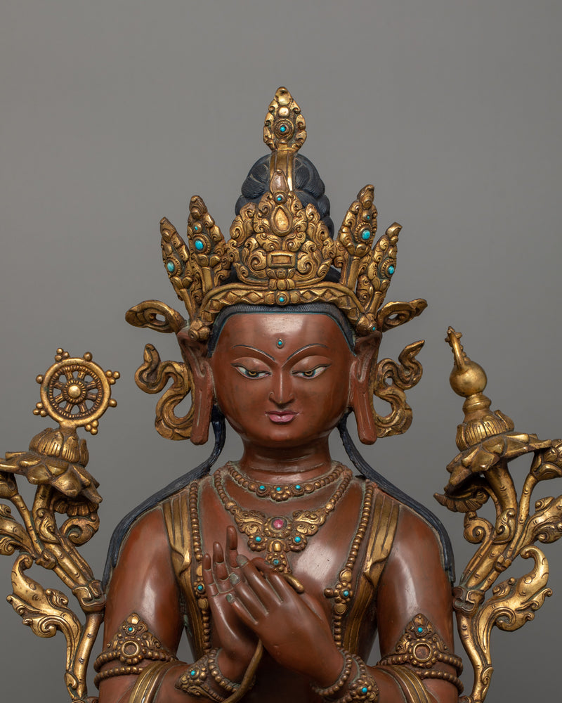 First Future Buddha Maitreya Sculpture | Symbol of Enlightenment