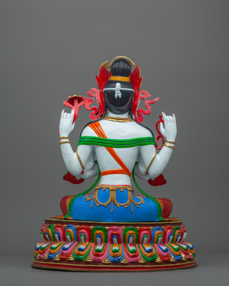 Chenresig Four Armed Figurine | Bodhisattva Avalokiteshvara Statue