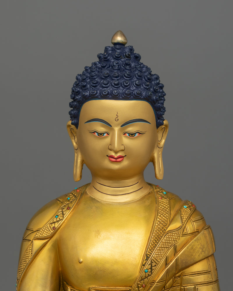 Shakyamuni Buddha Spiritual Teacher Sculpture | Symbol of Mindfulness Practice