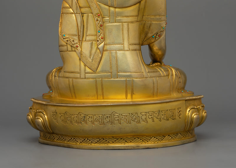 Shakyamuni Buddha Spiritual Teacher Sculpture | Symbol of Mindfulness Practice