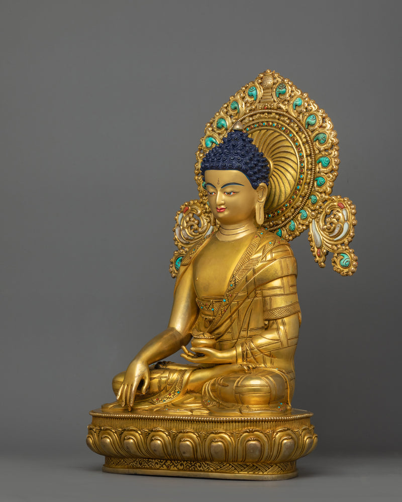 Shakyamuni Buddha Spiritual Teacher Sculpture | Symbol of Mindfulness Practice