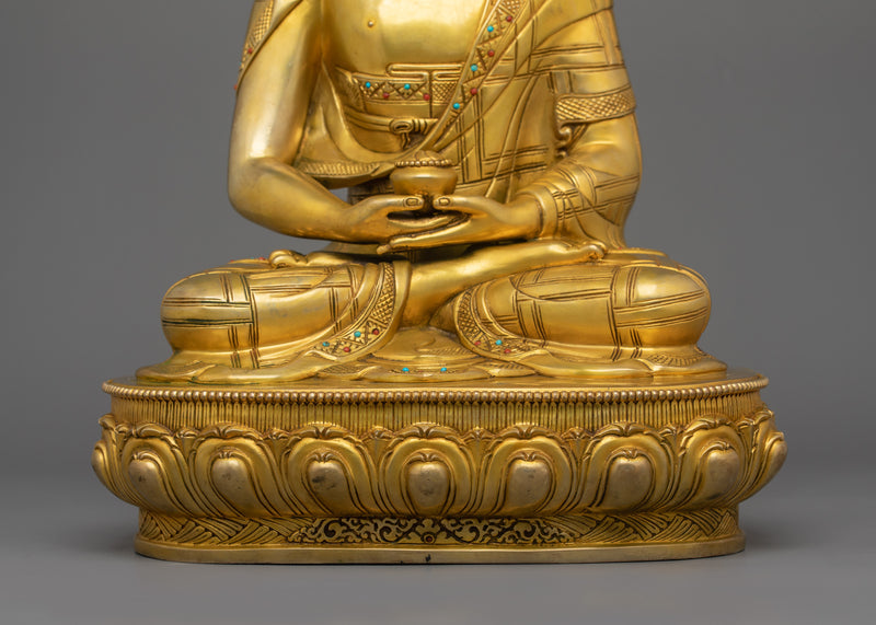 Traditional Handcrafted Buddha Amitabha Statue | The Buddha of Infinite Light