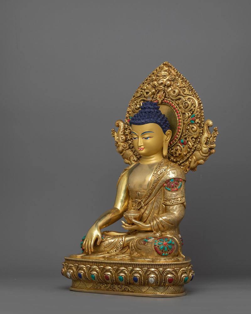 Meditating Buddha Shakyamuni Sculpture | Symbol of Spiritual Awakening