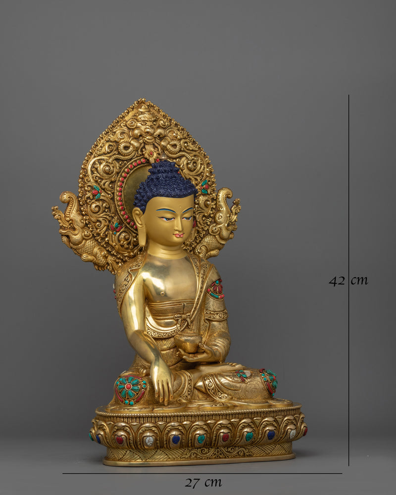 Meditating Buddha Shakyamuni Sculpture