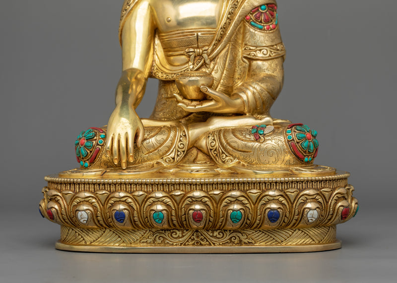 Meditating Buddha Shakyamuni Sculpture | Symbol of Spiritual Awakening