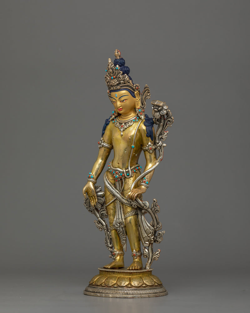 Tebitan Bodhisattva Deity Lokeshwor Statue | Protector of the World, Symbol of Compassion