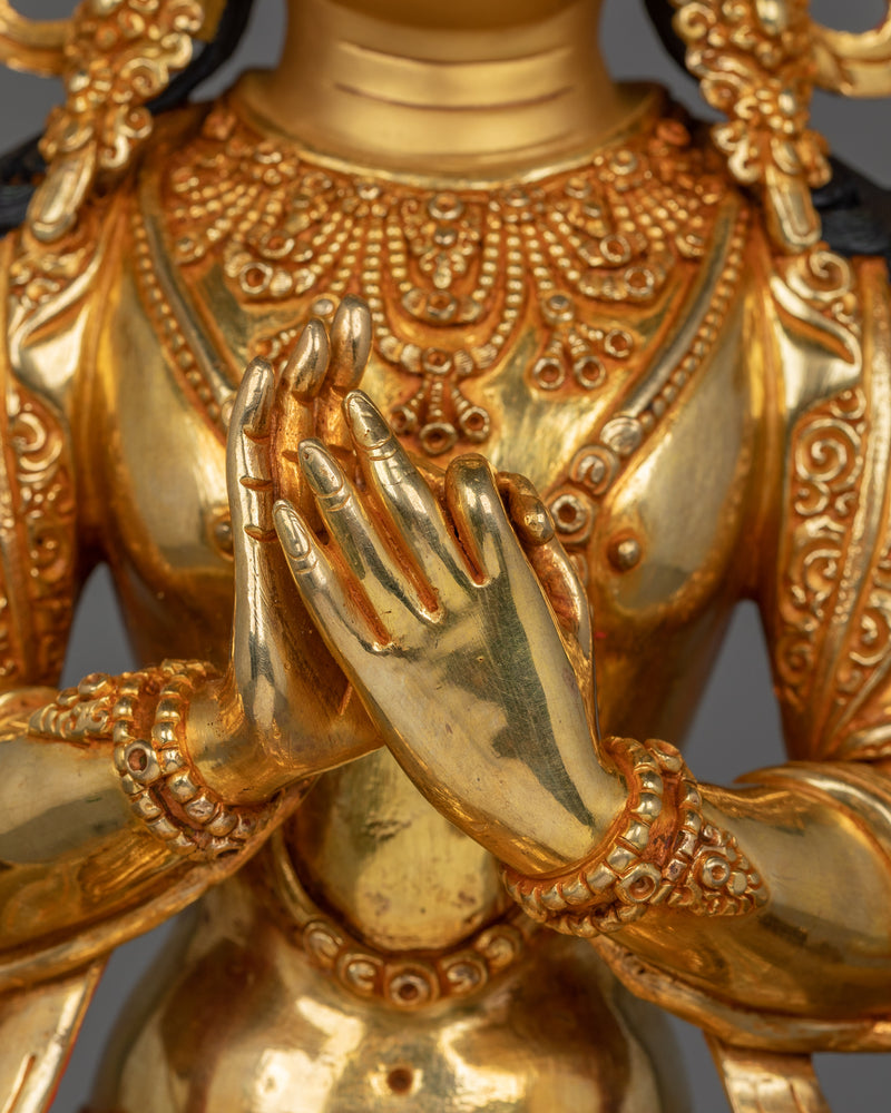 Maitreya Future Buddhist Deity Sculpture | Representing Compassion and Wisdom