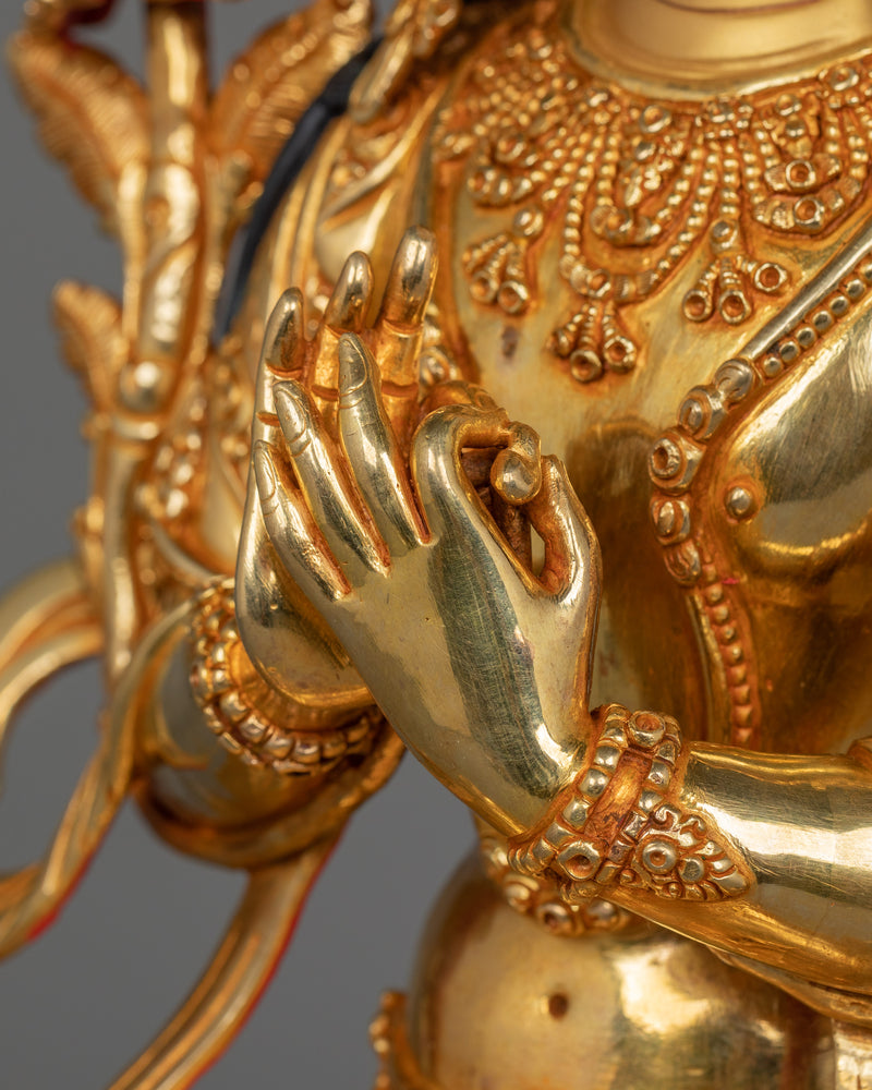 Maitreya Future Buddhist Deity Sculpture | Representing Compassion and Wisdom