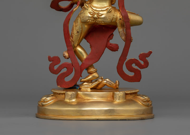 Lion-Faced Dakini Simhamukha Figurine | Fierce Protector and Dharma Defender