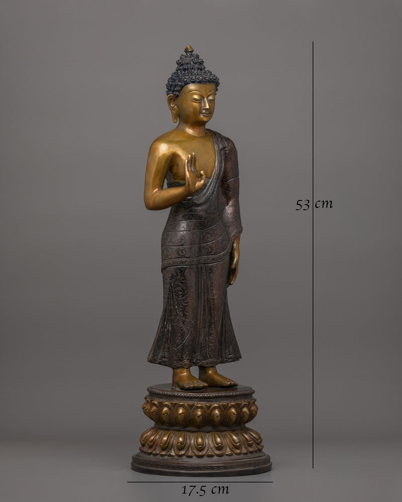 Statue of Amogasiddhi Buddha Sculpture