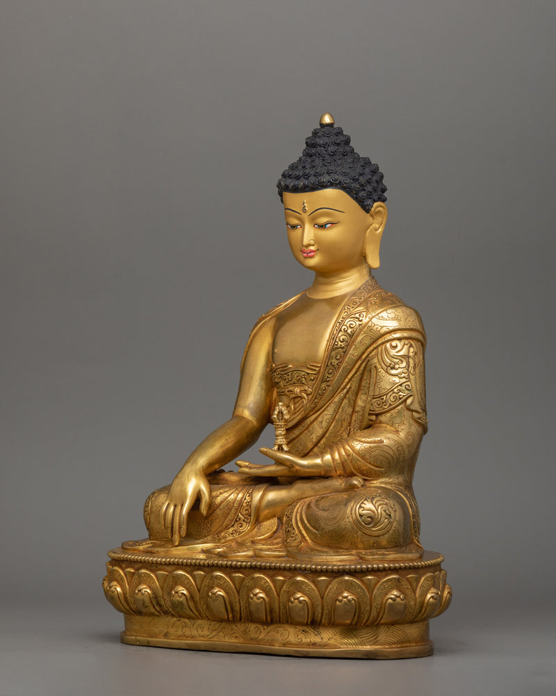 Mitrugpa Tibetan Buddhist Deity Statue | 24K Gold Gilded Artwork