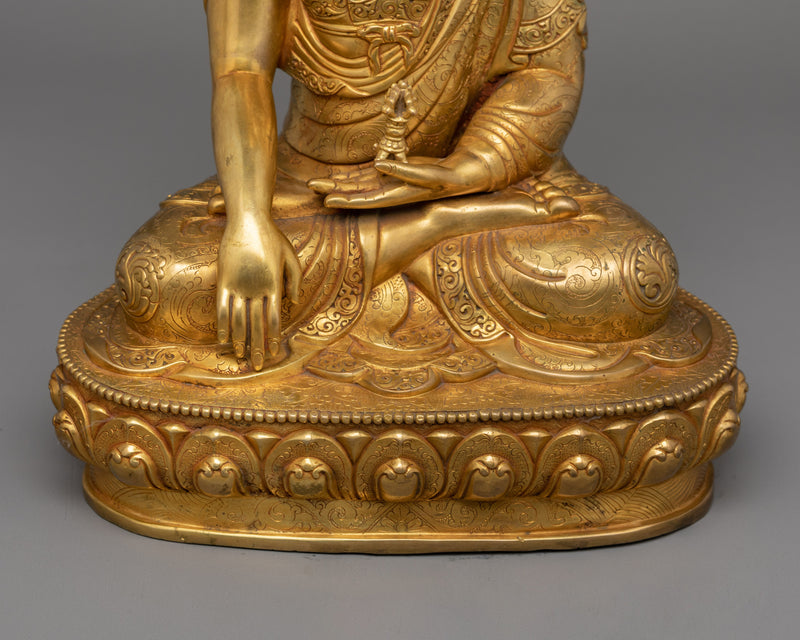 Mitrugpa Tibetan Buddhist Deity Statue | 24K Gold Gilded Artwork