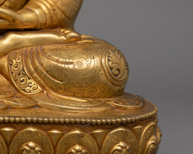 Mitrugpa Tibetan Buddhist Deity Statue | 24K Gold Gilded Artwork