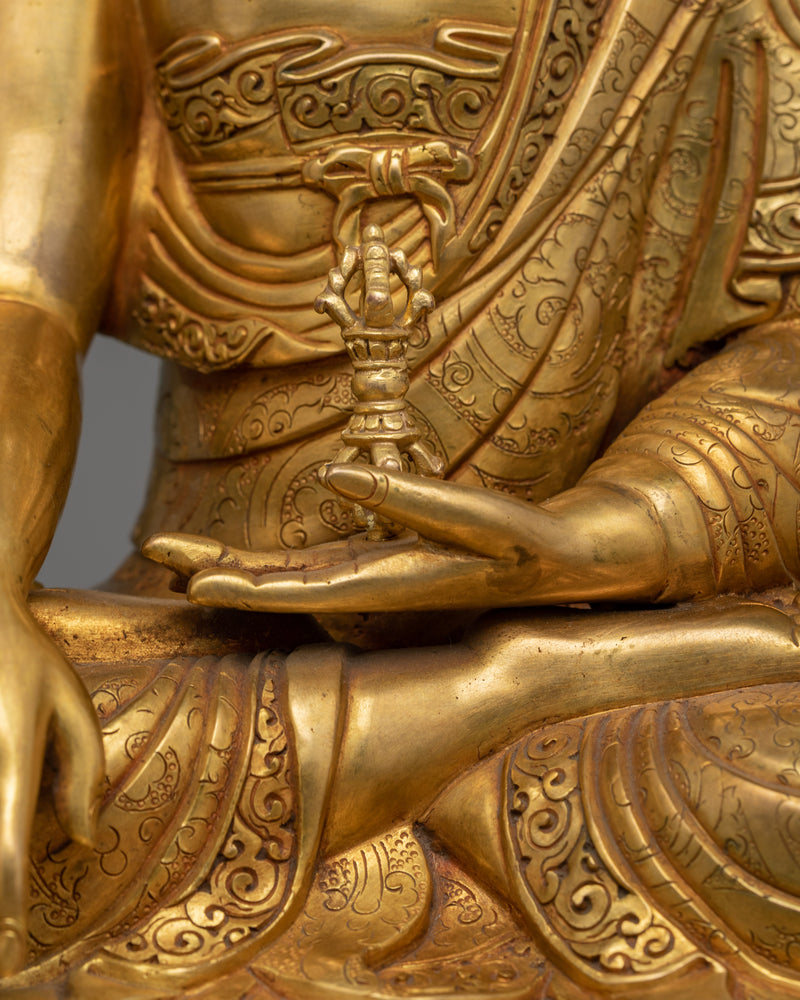 Mitrugpa Tibetan Buddhist Deity Statue | 24K Gold Gilded Artwork