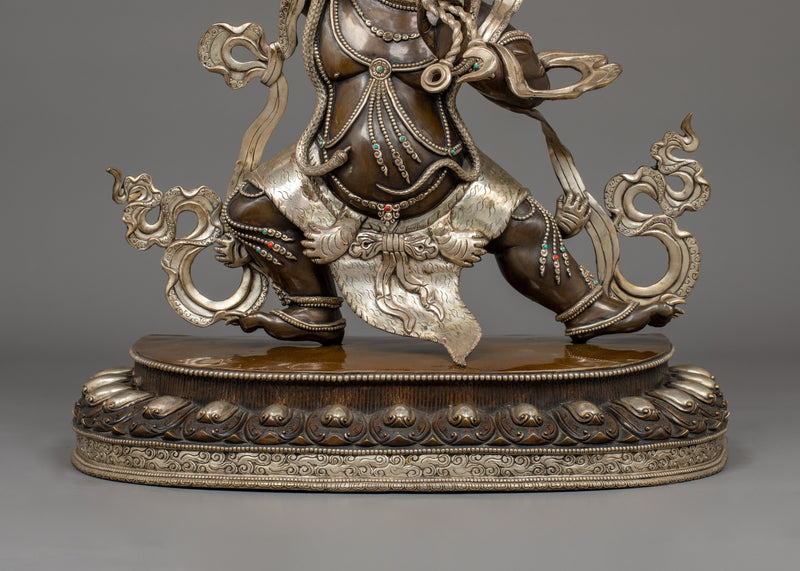 Handmade Vajrapani Protector of Buddhism Statue | Symbol of Power and Protection