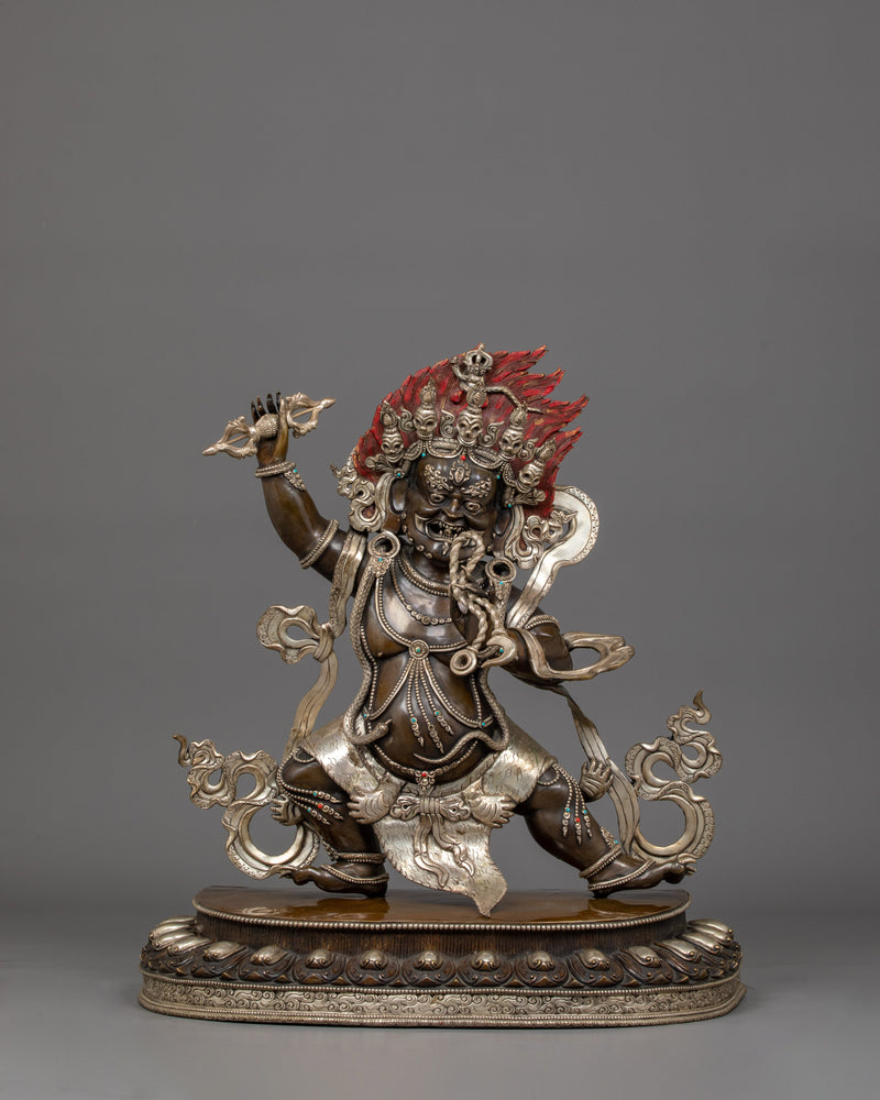 Handmade Vajrapani Protector of Buddhism Statue | Symbol of Power and Protection