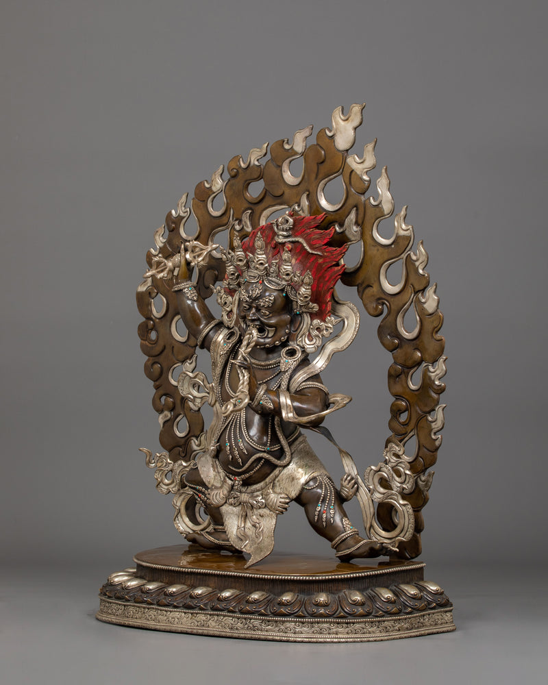 Handmade Vajrapani Protector of Buddhism Statue | Symbol of Power and Protection