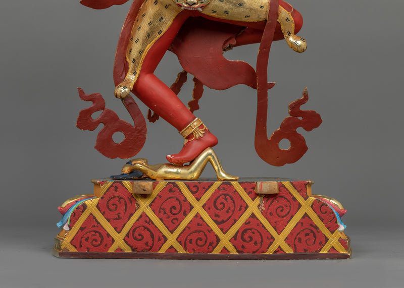 Red Body Kurukulla Figurine | Tibetan Himalayan Treasure