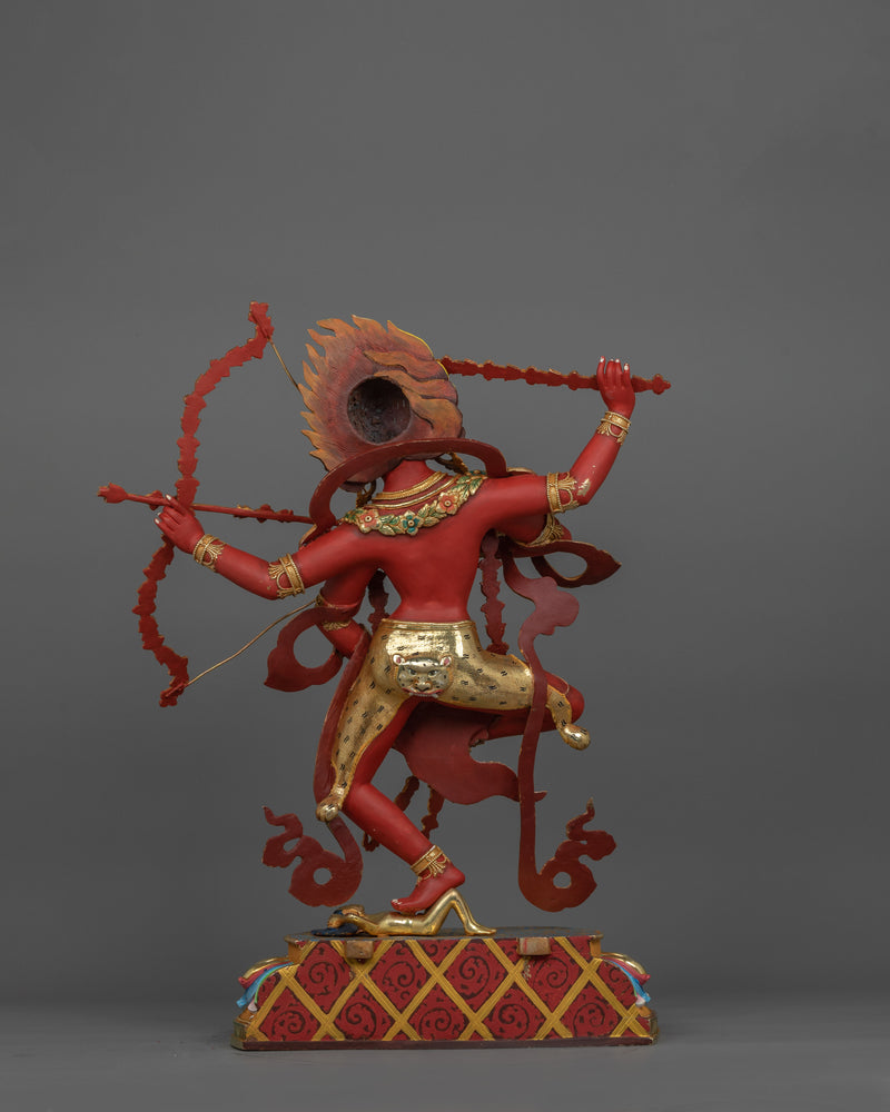 Red Body Kurukulla Figurine | Tibetan Himalayan Treasure