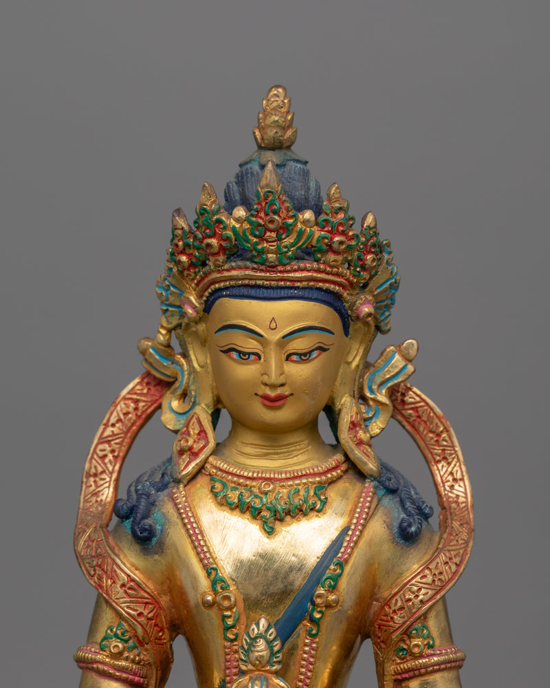 Religious Deity Amitayus Statue |The Buddha of Infinite Life Figurine