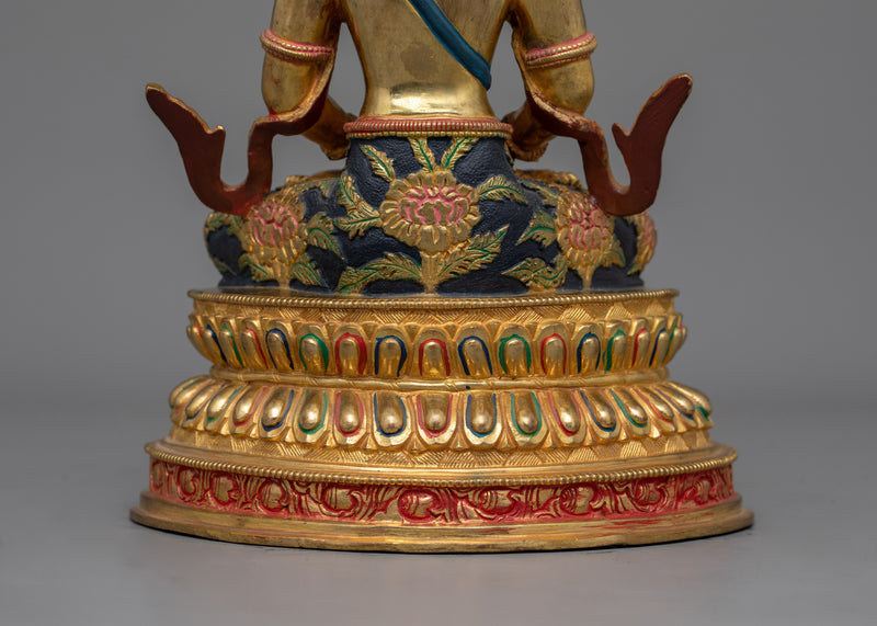 Religious Deity Amitayus Statue |The Buddha of Infinite Life Figurine